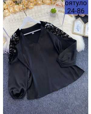 БЛУЗКА ТКАНЬ АТЛАСНЫЙ