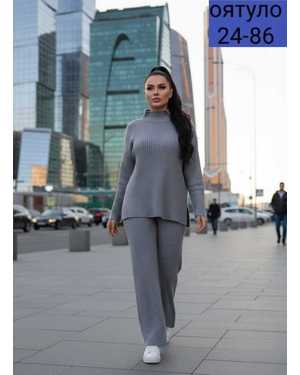 ЖЕНСКИЙ КОСТЮМ ДВОЙКА ТКАНЬ ТЁПЛЫЙ ВЯЗАНЫЕ ЛАПША