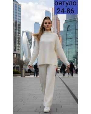 ЖЕНСКИЙ КОСТЮМ ДВОЙКА ТКАНЬ ТЁПЛЫЙ ВЯЗАНЫЕ ЛАПША