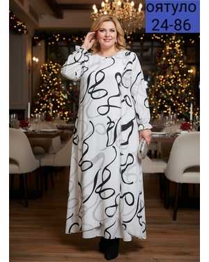 ПЛАТЬЕ ТКАНЬ ШИФОН С ПОДКЛАДКОЙ