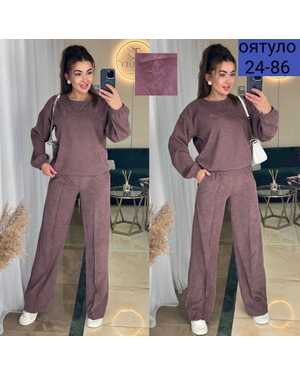 ЖЕНСКИЙ КОСТЮМ ДВОЙКА ТКАНЬ МИКРО ВЕЛЬВЕТ