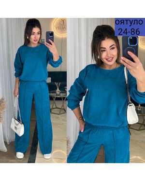 ЖЕНСКИЙ КОСТЮМ ДВОЙКА ТКАНЬ МИКРО ВЕЛЬВЕТ