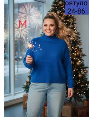 СВИТЕР ТКАНЬ КАШЕМИР ВЯЗАНЫЙ