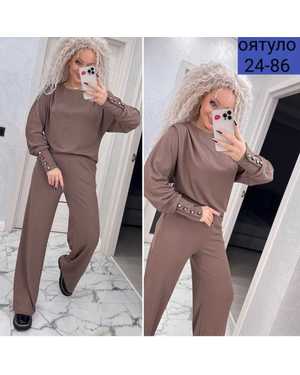 ЖЕНСКИЙ КОСТЮМ ДВОЙКА ТКАНЬ ЛАПША