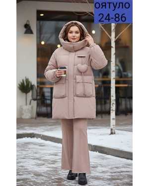 УТЕПЛЁННАЯ КУРТКА ТКАНЬ ХОЛОФАЙБЕР