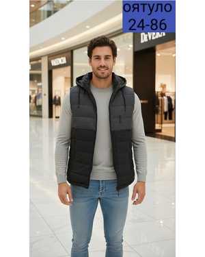 ЖИЛЕТКА ТКАНЬ ФАБРИЧНЫЙ КИТАЙ