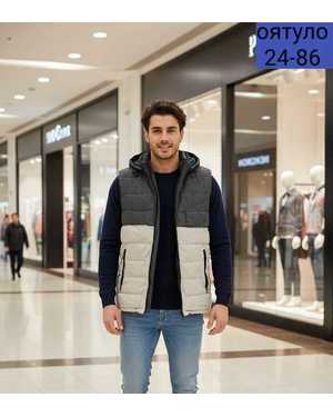 ЖИЛЕТКА ТКАНЬ ФАБРИЧНЫЙ КИТАЙ