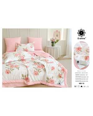 Комплект постельного белья с готовым одеялом E-Shine. Ткань: Сатин Хлопок Наполнитель одеяло: Шелк(возможно замена на похожее)