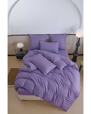 Комплект постельного белья Hotel. Ткань: Сатин-Страйп с полосками(возможно замена на похожее)