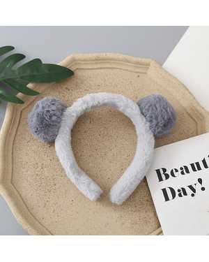 Ободок Мультяшные плюшевые медвежьи уши