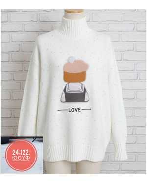 СВИТЕР ТКАНЬ КАШЕМИР