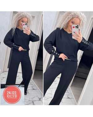 ЖЕНСКИЙ КОСТЮМ ДВОЙКА ТКАНЬ ЛАПША