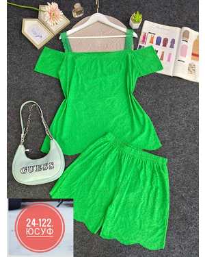 ЖЕНСКИЙ КОСТЮМ ДВОЙКА ТКАНЬ МАРЕЛЕВКА ХБ