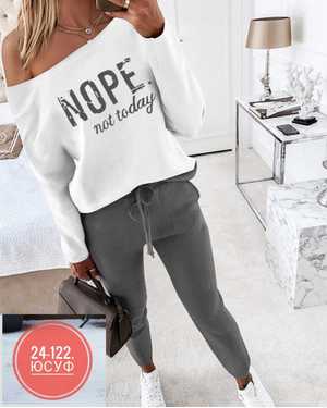 ЖЕНСКИЙ КОСТЮМ ДВОЙКА ТКАНЬ ТРИКОТАЖ