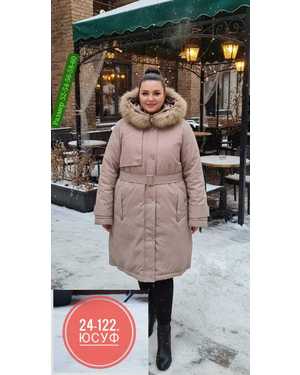 КУРТКА ТКАНЬ МЕХ НАТУРАЛЬНЫЕ
