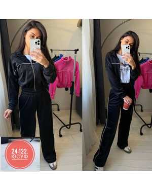 ЖЕНСКИЙ КОСТЮМ ТКАНЬ ВЕЛЮР