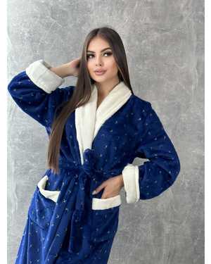 ХАЛАТ В РАЗМЕР ТКАНЬ ХОРОШИЙ КАЧЕСТВО ТЁПЛЫЙ