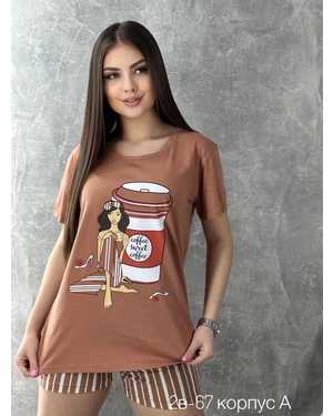 ПИЖАМА В РАЗМЕР ТКАНЬ ХЛОПОК