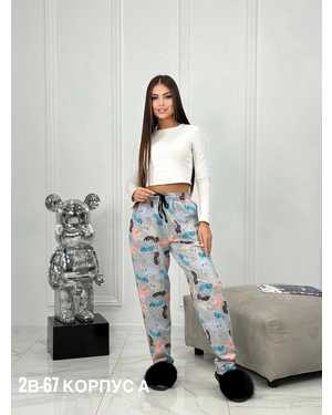 ШТАНЫ В РАЗМЕР ТКАНЬ ХЛОПОК