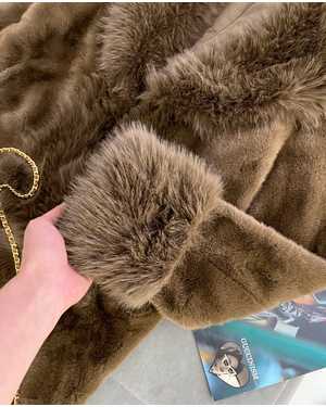 ШУБА ТКАНЬ ЭКО-ШУБА ПОД НОРКУ