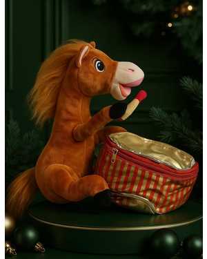 КОНФЕТНИЦА РЮКЗАК ЛОШАДКА СИМВОЛ 2026 ГОДА 28 СМ МАТЕРИАЛ: ПЛЮШЕВЫЙ