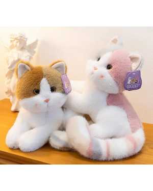 КОШКА С ШАРИКАМИ 35 СМ МАТЕРИАЛ: ПЛЮШЕВЫЙ