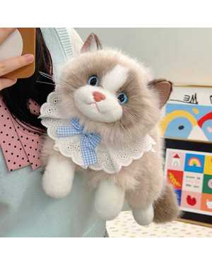 КОШКА С МУЗЫКОЙ 45 СМ МАТЕРИАЛ: ПЛЮШЕВЫЙ