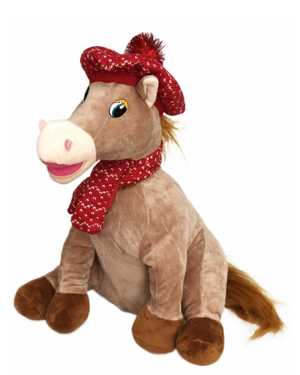 КОНФЕТНИЦА ЛОШАДЬ 35-40 СМ МАТЕРИАЛ: ПЛЮШЕВЫЙ