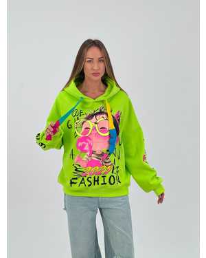 СВИТШОТ ТКАНЬ 95% СОТОН + 5% ПОЛИЭСТЕР