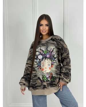 ЖЕНСКИЙ КОСТЮМ ДВОЙКА ТКАНЬ БАМБУК НА ВЕЛЮР