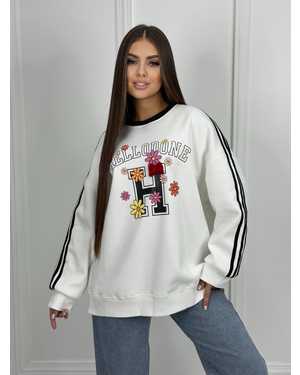 ЖЕНСКИЙ КОСТЮМ ДВОЙКА ТКАНЬ БАМБУК НА ВЕЛЮР