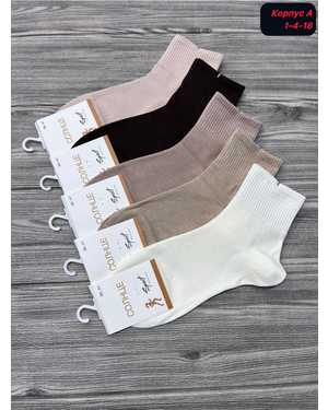 Женские носки Состав хлопок. Размер 36-41 В упаковке 10 пар