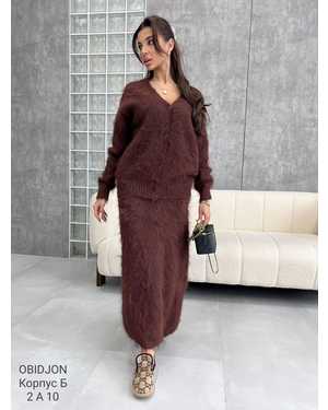 ЖЕНСКИЙ КОСТЮМ ДВОЙКА ТКАНЬ АЛЬПАКА