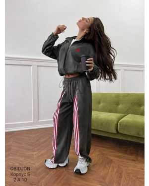 ЖЕНСКИЙ КОСТЮМ ТКАНЬ ЗАМША, СЕТОЧНАЯ ПОДКЛАДКА