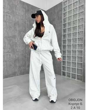 ЖЕНСКИЙ КОСТЮМ ТКАНЬ УТЕПЛЁННЫЙ С НАЧЕСОМ