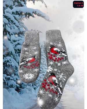 Набор Носки+варежки Вязаные овечья шерсть