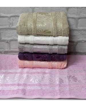 Полотенце махровое. Размер 50/90 см в упаковке 6 шт разные цвета