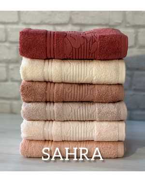 Полотенце махровое. Размер 70/140 см в упаковке 6 шт разные цвета