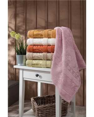 Полотенце махровое. Размер 70/140 см в упаковке 6 шт разные цвета