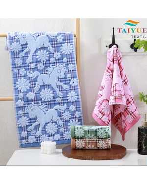 Полотенце лён махра. Размер 35/75 см в упаковке 12 шт разные цвета