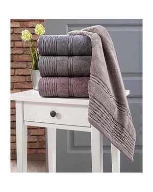 Полотенце махровое. Размер 50/90 см в упаковке 4 шт разные цвета