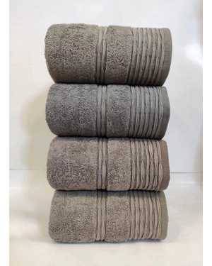 Полотенце махровое. Размер 70/140 см в упаковке 4 шт разные цвета