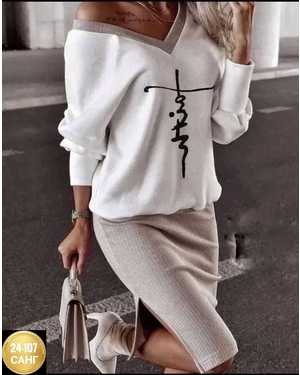 ЖЕНСКИЙ КОСТЮМ ДВОЙКА ТКАНЬ ЛАПША