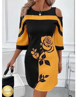 ПЛАТЬЕ ТКАНЬ КРЕПУН СУБЛИМАЦИЯ