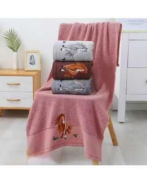 Полотенце махровое. Размер 70/140 см в упаковке 8 шт разные цвета