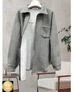 РУБАШКА ТКАНЬ ДРАП С ПОЛНЫМ МЕХОМ