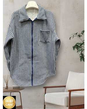 РУБАШКА ТКАНЬ ДРАП С ПОЛНЫМ МЕХОМ