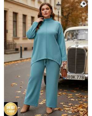 ЖЕНСКИЙ КОСТЮМ ДВОЙКА ТКАНЬ КАШЕМИР