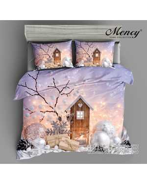 Новогодний Комплект постельного белья с готовым одеялом. Ткань: Сатин Плотность ткани : 130 гр Наполнитель : Полиэфирное микроволокно(возможно замена на похожее)