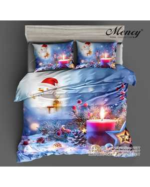 Новогодний Комплект постельного белья с готовым одеялом. Ткань: Сатин Плотность ткани : 130 гр Наполнитель : Полиэфирное микроволокно(возможно замена на похожее)